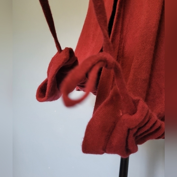 SHAE Anthropologie Knit Cardigan Size XS in Red Pomegrante - Picture 13 of 13